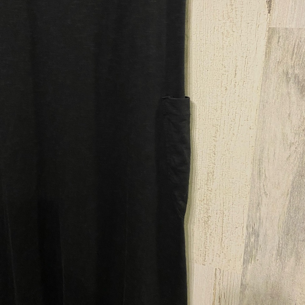 Toad & Co Black Drawstring Samba Muse Midi Dress Large - Picture 5 of 10